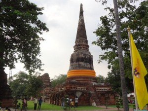 Die erste Tempelanlage in Ayutthaya